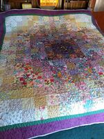 Floral Queen size quilt